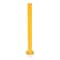 Vestil Steel Bolt On Tubular Guard Rail Post 2 Ribbed 60 In. Length Yellow GR-H2R-BO-TP60-YL - alternate 1